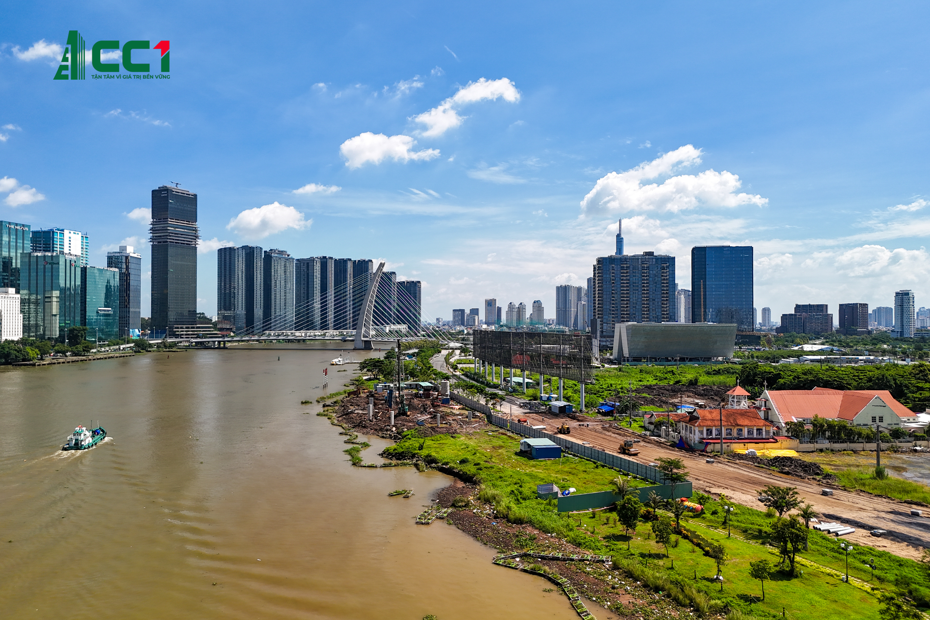 Cầu đi bộ CC1