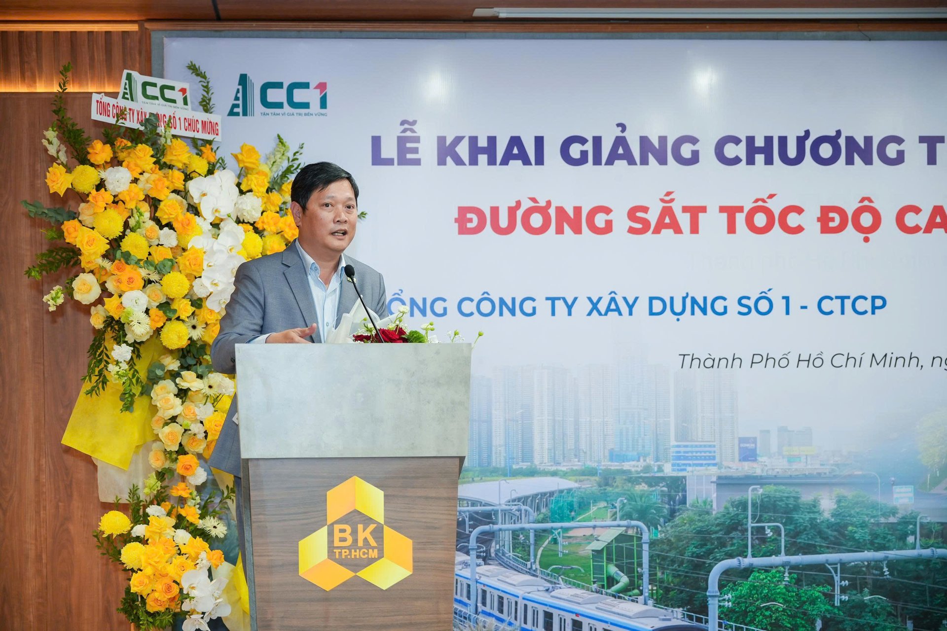 hương trình đào tạo chuyên sâu “Đường sắt tốc độ cao – Đường sắt đô thị” - sếp Quốc phát biểu